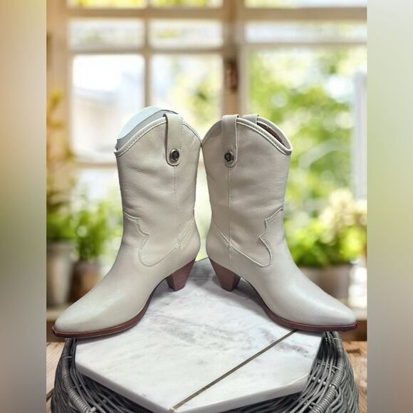 FRYE June Leather Western Cowgirl Boot Size 5.5 - Picture 10 of 14